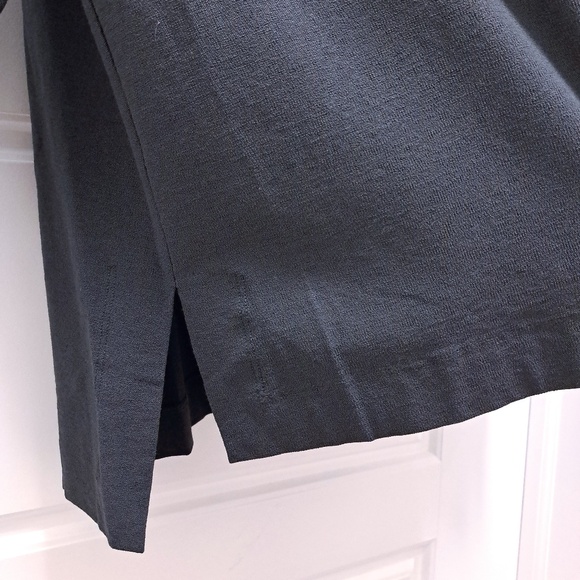 Eileen Fisher Bateau Neck High-Low Top Dark Gray Size 2X - Picture 4 of 7